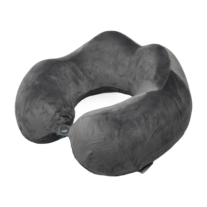 How can a hump-shaped head support neck pillow help correct cervical spine problems caused by poor sleeping posture?